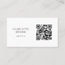 Suche nach kundenspezifischer qr code visitenkarten Minimalistisch