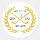 Recherche de clubs de golf autocollants Golfeur
