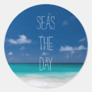 Recherche de vagues tropicales autocollants Ciel bleu