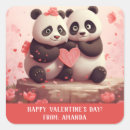 Recherche de panda valentine autocollants Nom