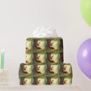 Recherche de renard mignon papier cadeau Vert
