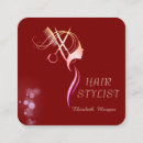 Recherche de rouge or cartes visite Salon