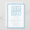 Recherche de bébé de bloc invitations Pour tous