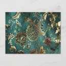 Recherche de tissu cartes postales Motif