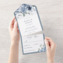 Recherche de floral bleu mariage invitations Botanique