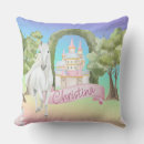 Recherche de château de princesse coussins Aquarelle