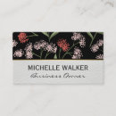 Recherche de feuille décorative cartes visite Fleurs