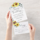 Recherche de sunflower mariage invitations De rustique
