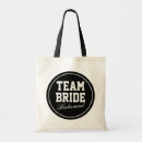 Recherche de team tote bags Mariée d'équipe