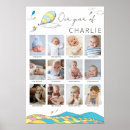 Recherche de premier anniversaire bébé posters Étape importante