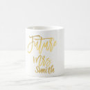 Recherche de gold bridal shower tasses Monogramme