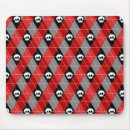 Recherche de crânes tapis souris Rouge