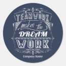 Recherche de travail d équipe autocollants Motivation