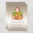 Recherche de fall baby shower invitations Citrouille