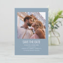 Recherche de dusty blue save the dates Minimaliste