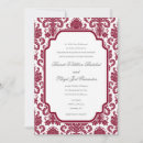 Recherche de damask mariage invitations Pour elle