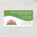 Suche nach lotos blume visitenkarten Massagetherapie