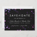 Recherche de lumières de bokeh invitations Violet