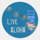 Recherche de île hawaïenne autocollants Aloha