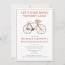 Recherche de vélo anniversaire invitations Rétro