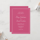Suche nach rosa weiße hochzeit einladungen Minimalistisch