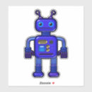 Recherche de robot bleu autocollants Pour enfants