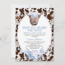 Recherche de cow baby shower invitations Vache