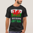 Recherche de drapeau de gallois tshirts Football