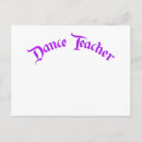 Recherche de professeur de danse cartes postales Danseuse