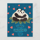 Recherche de panda valentine cartes postales Ours