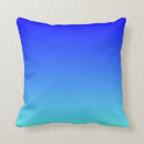 Recherche de lumière et ombre coussins Bleu