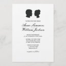 Recherche de couples de silhouette invitations Contemporain