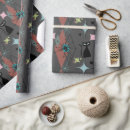 Recherche de chat gris papier cadeau Vintage