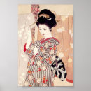 Recherche de japanese vintage poster Woman