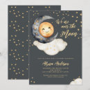 Recherche de pleine lune invitations Étoiles scintillantes