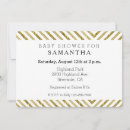 Recherche de black and white shower invitations Chic