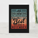 Recherche de percussion vœux cartes Musicien