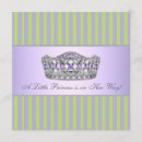 Recherche de tiara baby shower invitations Princesse