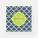 Recherche de motif marocain serviettes Bleu marine