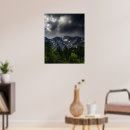 Suche nach stürmischer himmel poster Berge
