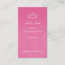 Suche nach rosa krone visitenkarten Girly
