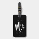 Suche nach der der braut gepäckanhänger Schwarz und weiß