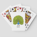 Recherche de paon jeux de cartes Illustration