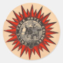 Recherche de bagages autocollants Rétro