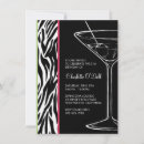 Recherche de zebra print invitations Blanc