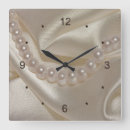 Recherche de perles horloges Blanc