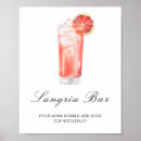 Recherche de sangria posters Élégant