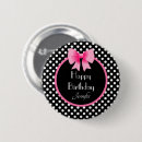 Recherche de pois blanc badges Noir et blanc