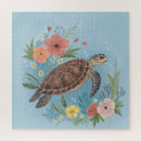 Recherche de tortue de mer puzzles Plage