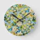 Recherche de motif floral horloges Jaune